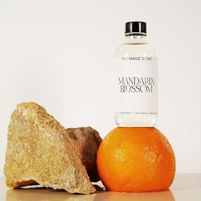 The Magic Scent Mandarin Blossom Diffuser Oil - Hotel & Home Luxury Scents Inspired by The Maldives - Diffuser Oil Scents for Home Designed for Use in All Diffusers - 4 fl oz, 120 mL