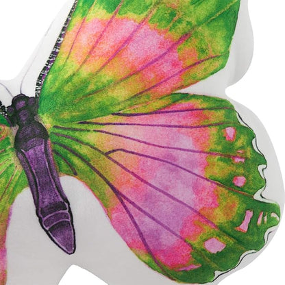 JWH Colorful Throw Pillow Covers 3D Butterfly Accent Pillow Case Decorative Spring Animal Pillow Pet Aesthetic Shams Farmhouse Bed Floor Outdoor Porch Decor Printed 13x15 Inch Pink