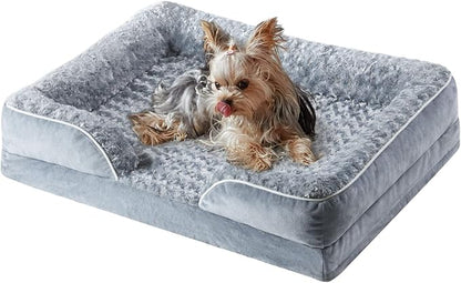 WNPETHOME Dog Beds for Large Sized Dogs, Washable Orthopedic Dog Couch Sofa Bed with Waterproof Lining & Non-Skid Bottom for Pet Sleeping
