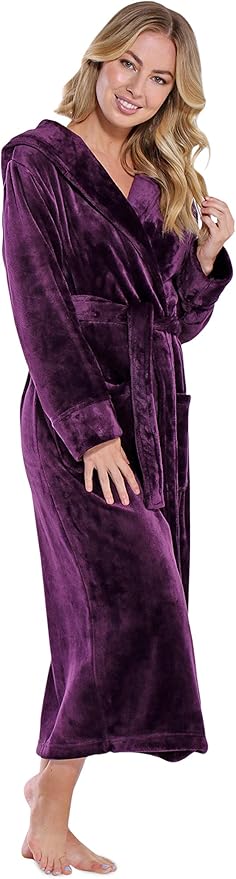 Turquaz Oversize Premium Luxury Ultra Soft Warm Robes for Women Plush Fleece Bathrobe for Women with and Spacious Pockets