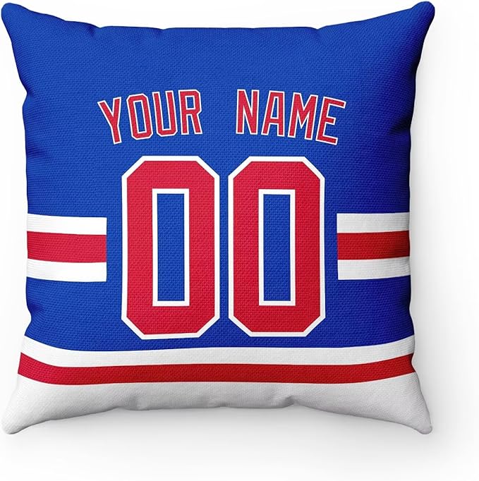 ANTKING New York R Throw Pillow Personalized Custom Any Name and Number for Men Women Boy Gifts