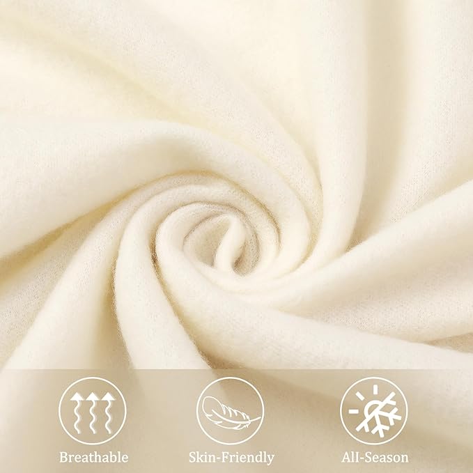 Kinlop Fleece Blanket Bulk 60 x 50 Inch Soft Lightweight Fleece Cozy Blanket Warm Throw Plush Pet Throw for Bed Couch Sofa Home Office Wedding Gifts Travel Camping(Beige Tones)