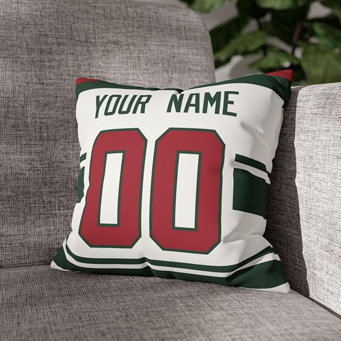 ANTKING Throw Pillow 2 Packs Personalized Custom Any Name Number for Men Women Boy Gifts