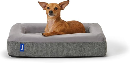 Casper Dog Bed, Plush Memory Foam, Large, Gray