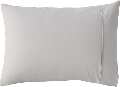 Sweet Home Collection 7 Piece Comforter Set Bag Solid Color All Season Soft Down Alternative Blanket & Luxurious Microfiber Bed Sheets, Silver, Full