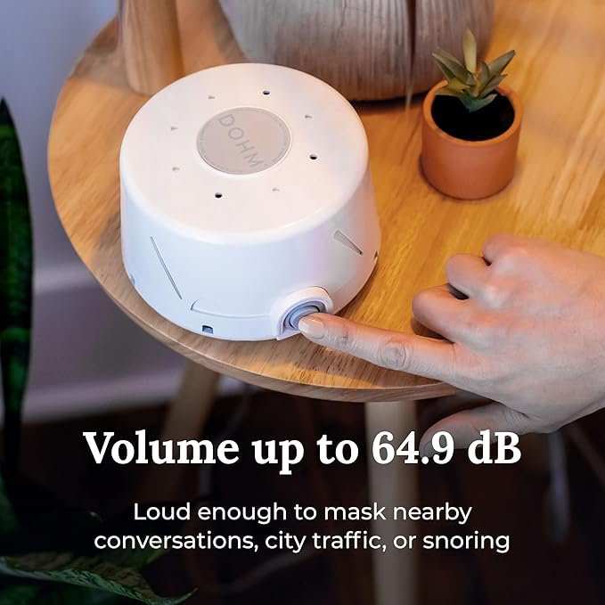 Yogasleep Dohm Classic (3 Pack) The Original White Noise Sound Machine, Soothing Natural Sounds from a Real Fan, Sleep Therapy for Adults & Baby, Noise Cancelling for Office Privacy & Meditation