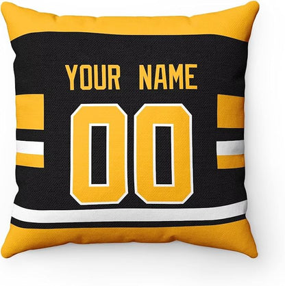 ANTKING Pittsburgh Throw Pillow Personalized Custom Any Name and Number for Men Women Boy Gifts