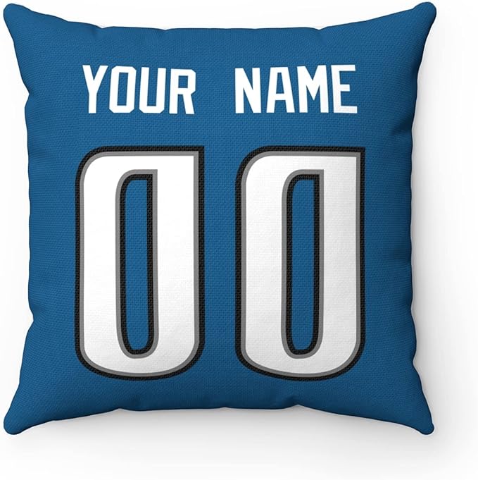 ANTKING Throw Pillow Detroit Custom Any Name and Number for Men Women Boy Gift