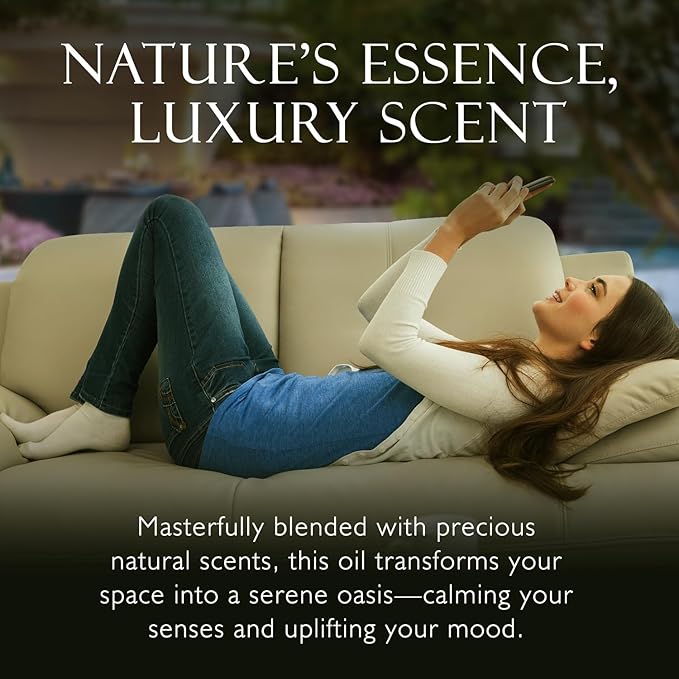 Hotel Diffuser Oil Inspired by Iconic Luxury Hotel Ocean Breeze Edition Scent, OliveTech Aromatherapy Fragrance Oil for Cold Air & Ultrasonic Diffusers, 100ml / 3.38 ft oz Glass Bottle