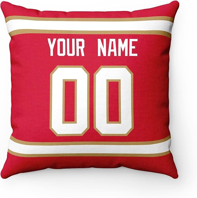ANTKING Throw Pillow 2 Packs Personalized Custom Any Name Number for Men Women Boy Gifts