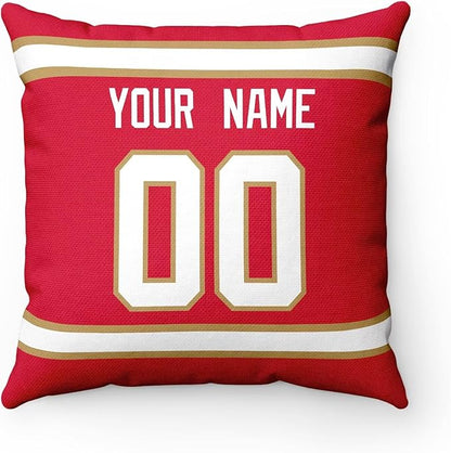 ANTKING Florida Throw Pillow Personalized Custom Any Name and Number for Men Women Boy Gifts