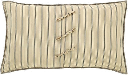 VHC Brands Farmhouse Sawyer Mill™ Bedding Accessory, King Sham 21x37, Charcoal Grey
