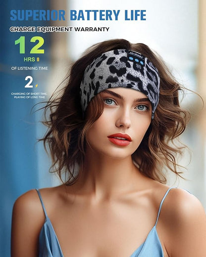 LC-dolida Sleep Headphones Bluetooth, Headband Headphones Earphones Wireless, Sleep Mask for Sleeping, Sports, Gifts, Workout, Jogging, Yoga,Insomnia, Air Travel, Meditation