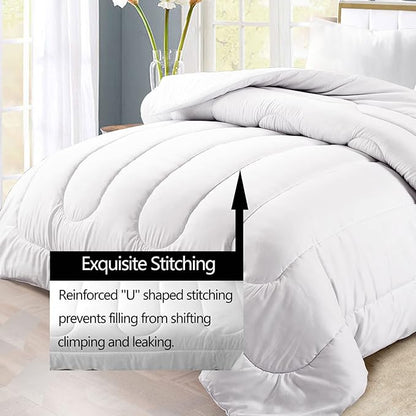 LUVIVIHOME 2PCS Black Bear Deer Comforter Set Twin Size, Elk Moose Mallard Duck Woodland Forest Animal Wildlife Hunting Camo Hunter Country Lodge Rustic Farmhouse Cabin Bedding Sets, 1 Pillow Sham