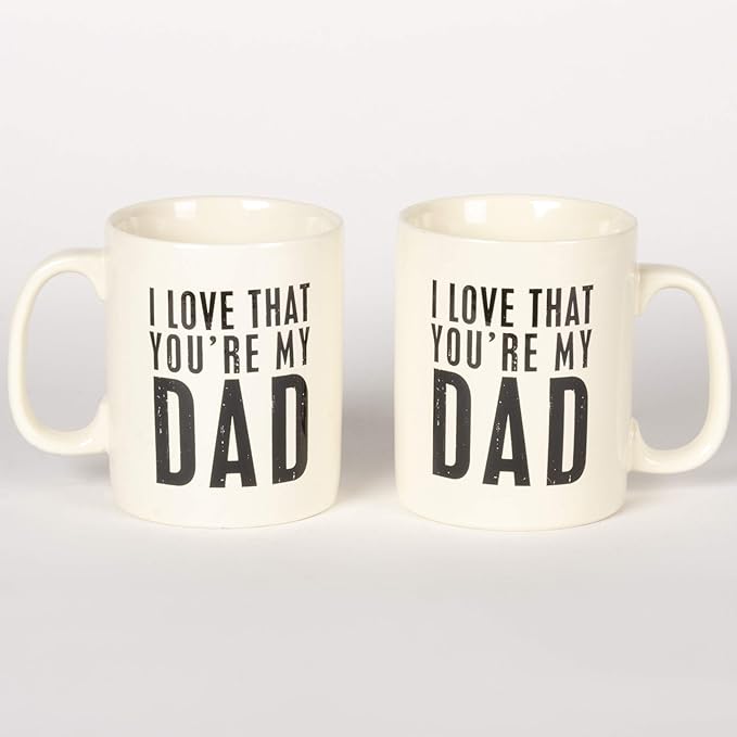 Primitives by Kathy 25389 Stoneware Coffee Mug, 20 oz., You're My Dad