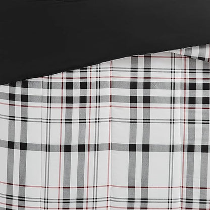 London Fog Charlotte Plaid Comforter Set Multiple Polyester 2-Piece Twin XL Comforter Set, Plaid Themed, for Men and Women, Oeko-TEX Certified Confidence