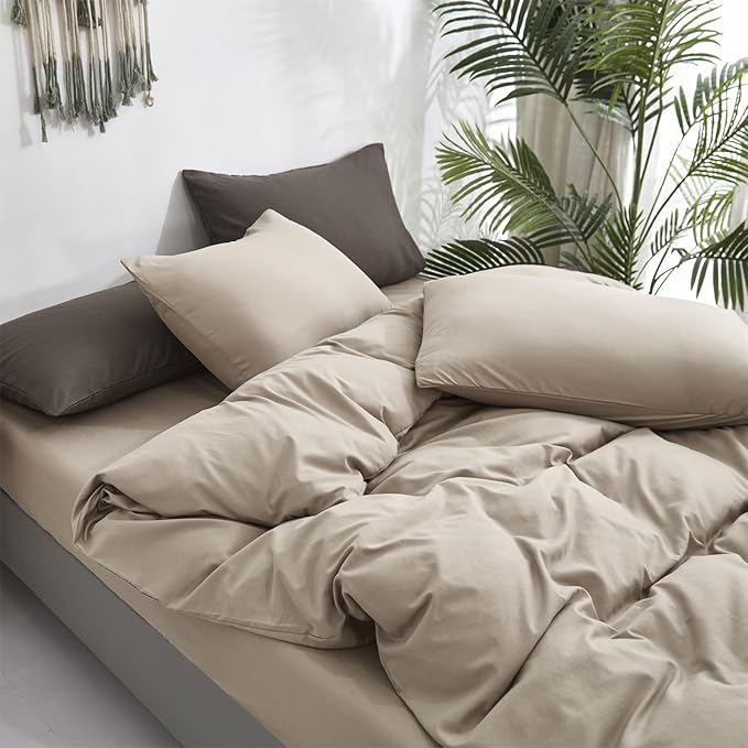 Cream Coffee Comforter Set Queen Khaki Bedding Comforter Set Full Dark Champagne Solid Blanket Quilts Cream Khaki Modern Soft Breathable Taupe 3 Piece Light Coffee Bedding Set For Queen Bed