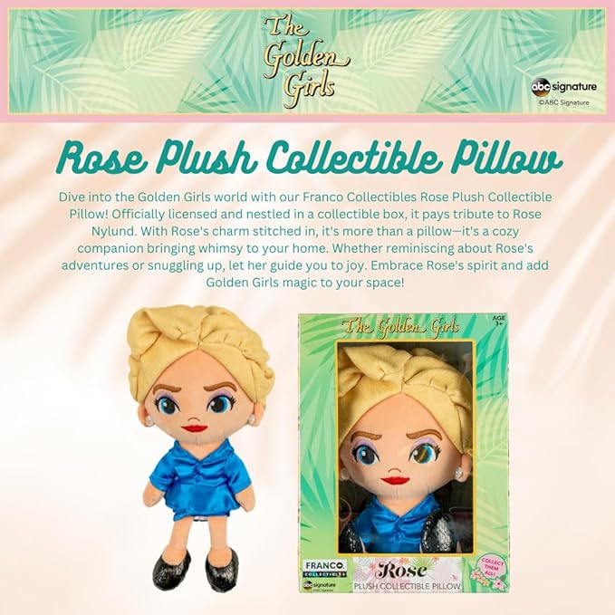 Collectibles The Golden Girls Sophia Bedding Super Soft Plush Decorative Throw Cuddle Pillow, (Officially Licensed Product) By Franco