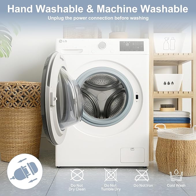 Electric Blanket Full Size 72"X84" Blue - Soft Thick Warm Sherpa Heated Blanket for Winter with 6 Fast Heating Levels & 10hrs LED Timer Auto Off for Women, Overheating Protection for Home