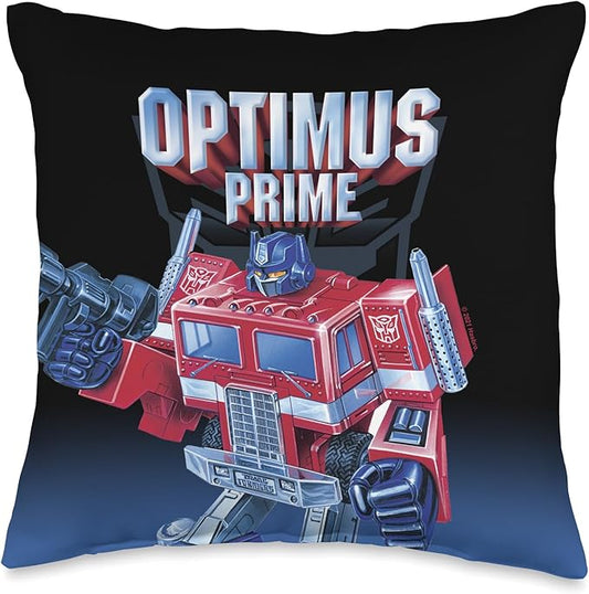 Transformers Optimus Prime Hero Throw Pillow