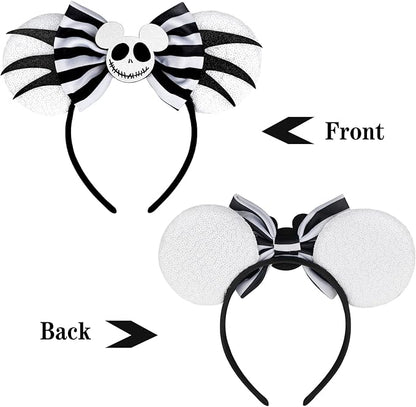 FANYITY Mouse Ears, Sequin Mouse Ears Headband for Boys Girls Women (TW)