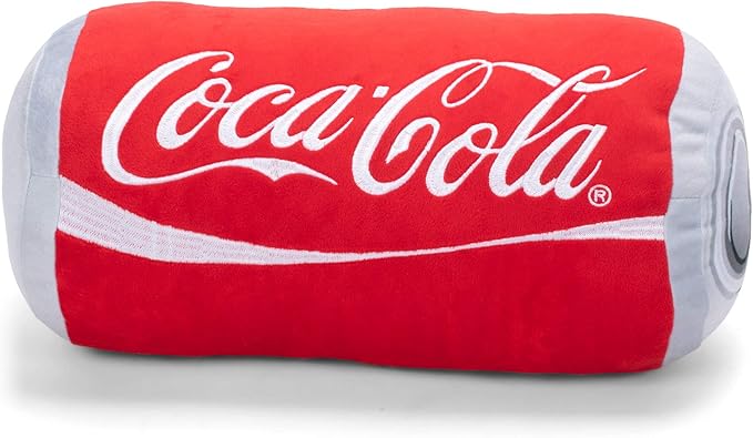 Mark Feldstein & Associates Coca-Cola Red Soda Can 8 x 13 Inch Plush Polyester Pillow