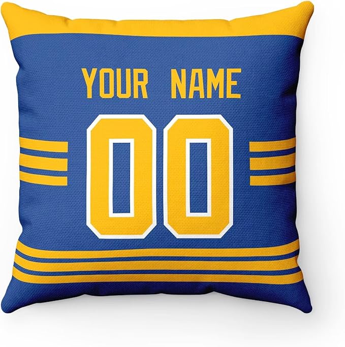 ANTKING Throw Pillow 2 Packs Personalized Custom Any Name Number for Men Women Boy Gifts