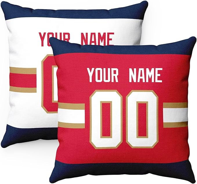 ANTKING Florida Throw Pillow Personalized Custom Any Name and Number for Men Women Boy Gifts