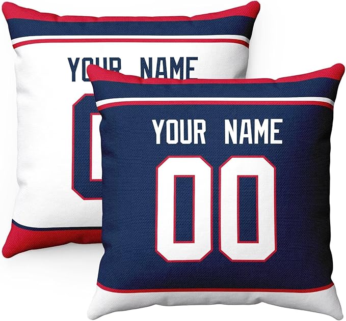 ANTKING Columbus Throw Pillow Personalized Custom Any Name and Number for Men Women Boy Gifts