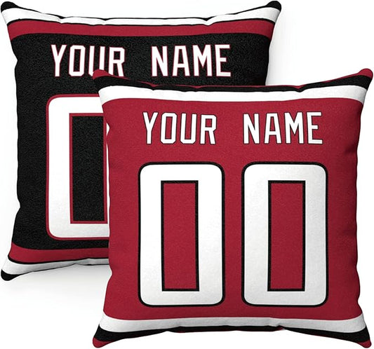 ANTKING Throw Pillow 2 Packs Custom Any Name and Number for Men Women Boy Gift