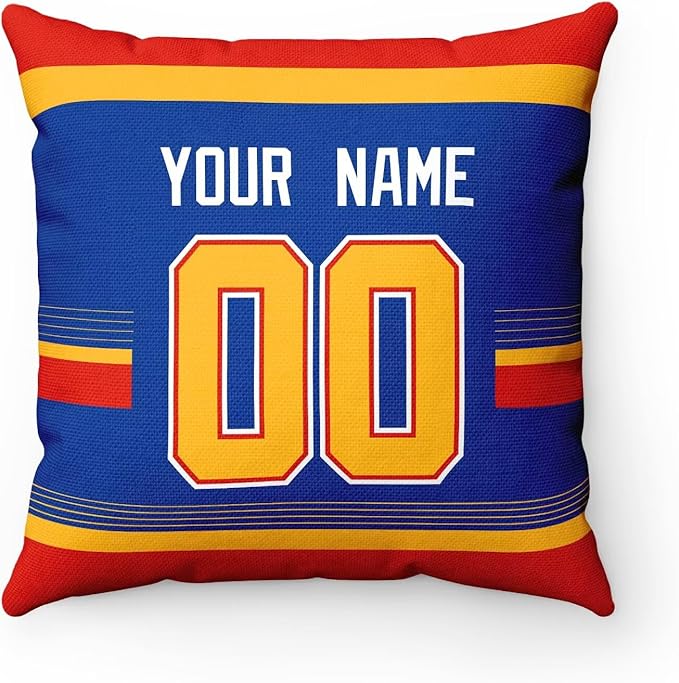 ANTKING St. Louis Throw Pillow Personalized Custom Any Name and Number for Men Women Boy Gifts