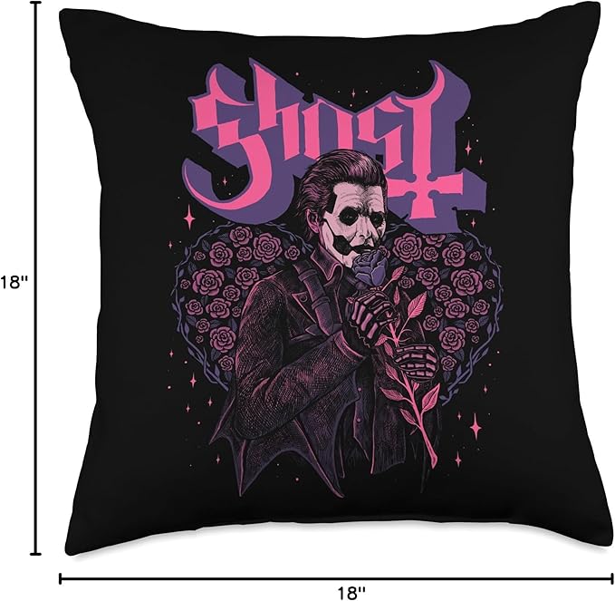 Ghost Bouquet IV Throw Pillow