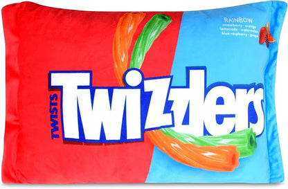 iscream Twizzlers Rainbow 19" x 8.5" Pillow Set with Mini Twist Pillows