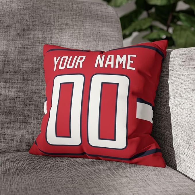 ANTKING Washington Throw Pillow Personalized Custom Any Name and Number for Men Women Boy Gifts
