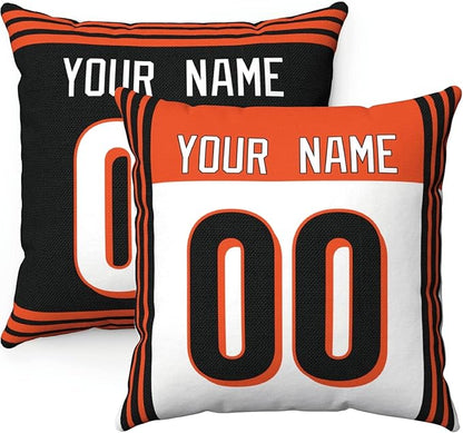 ANTKING Throw Pillow 2 Packs Custom Any Name and Number for Men Women Boy Gift