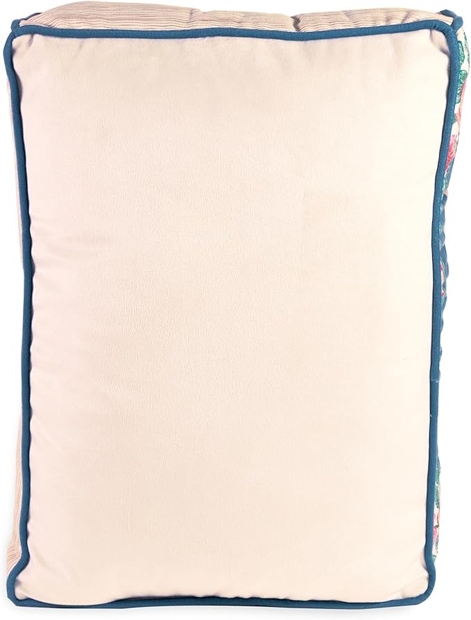 Steel Mill & Co. Book Shaped Throw Pillow, 14.5" x 10" Decorative Literary Pillow with Embroidered Cover, Printed Page Edges and Piping Detail for Mother's Day Gifting (Pride and Prejudice)