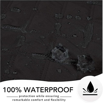 Easy-Going 100% Waterproof Dog Bed Cover, Non-Slip Pet Blanket for Furniture, Washable Couch Cover, Repleasement Sofa Cover (52X82 in,Black)