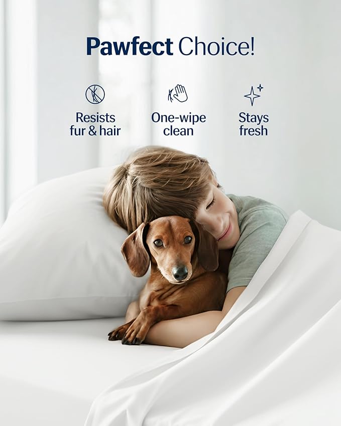 REST® Evercool®+ Starter Sheet Set, TwinXL Size, White, Breathable Bed Sheets for Hot Sleeper and Night Sweats, with Pillowcases, Ionic+ Self-Cleaning Silver Yarn for Sensitive Skin 3PCS No Flat Sheet