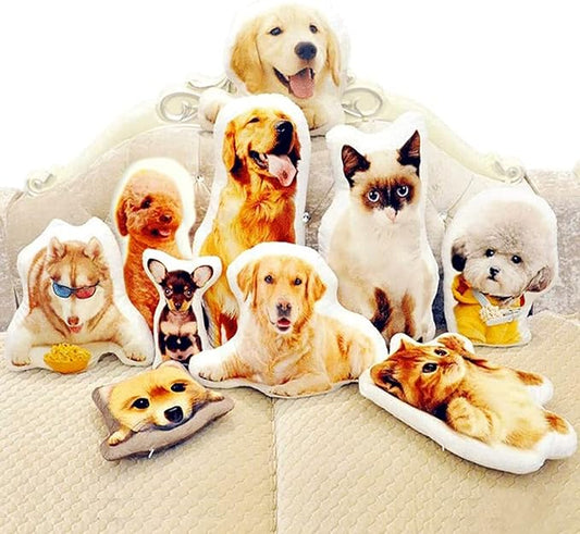 Customized Pillow - Duplex Printing Shape Photo Pillow with Pet, Idol, Face, Throw Pillow - Personalized Photo Gifts (32inches)