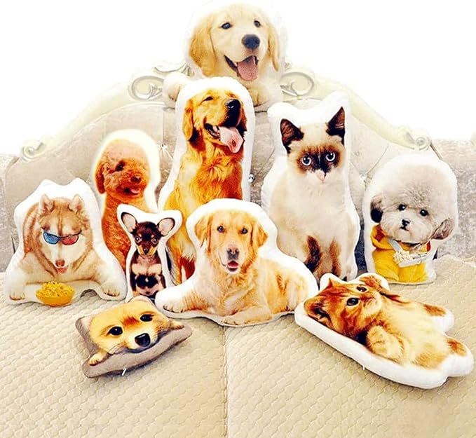 Customized Pillow - Duplex Printing Shape Photo Pillow with Pet, Idol, Face, Throw Pillow - Personalized Photo Gifts (36inches)