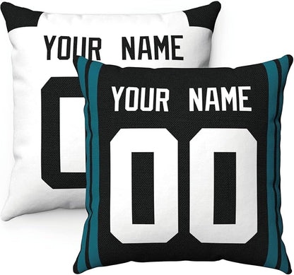 ANTKING Throw Pillow 2 Packs Custom Any Name and Number for Men Women Boy Gift