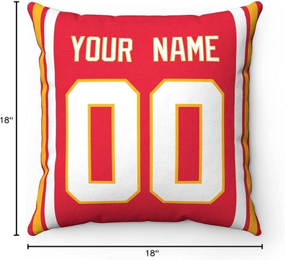 ANTKING Throw Pillow Kansas Custom Any Name and Number for Men Women Boy Gift