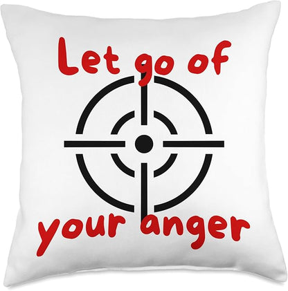Vent One's Anger Anti Stress Punch Pillow selfcare Throw Pillow