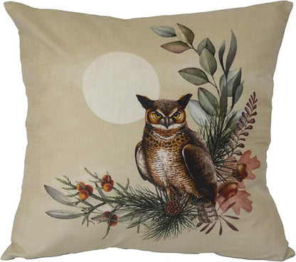 Donna Sharp 2-Piece Whitley Nature Themed Decorative Throw Pillow Set - Pillows for Couch, Sofa, Beds, and Chairs - Includes 18" x 18" Square & 12" x 22" Rectangular Pillows