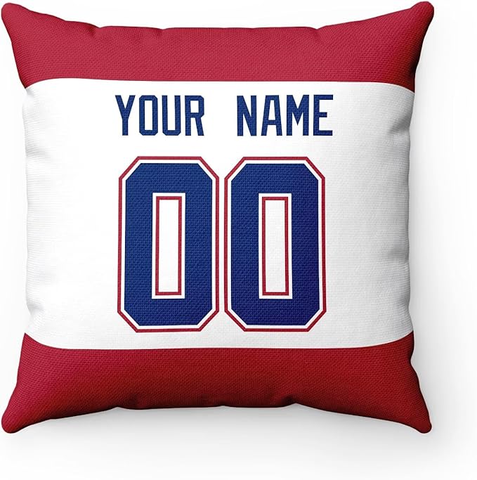 ANTKING Montreal Throw Pillow Personalized Custom Any Name and Number for Men Women Boy Gifts