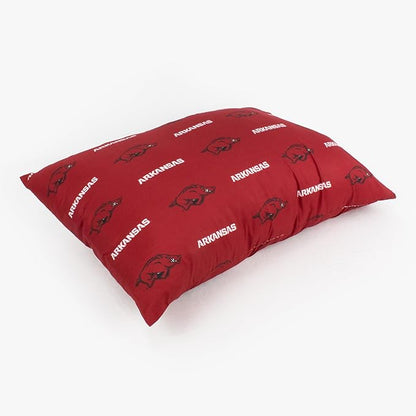 College Covers Everything Comfy Arkansas Razorbacks Pillowcase Pair, King, 20" x 40", Includes 2 King Pillowcases