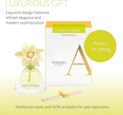 AGRARIA PetiteEssence Flower and Reed Diffuser Set, Hand Crafted Sola Flower Botanical Home Fragrance Diffuser, Scented Oil Reed Diffuser,Flower and Reed Diffuser Gift Set for All Occasions