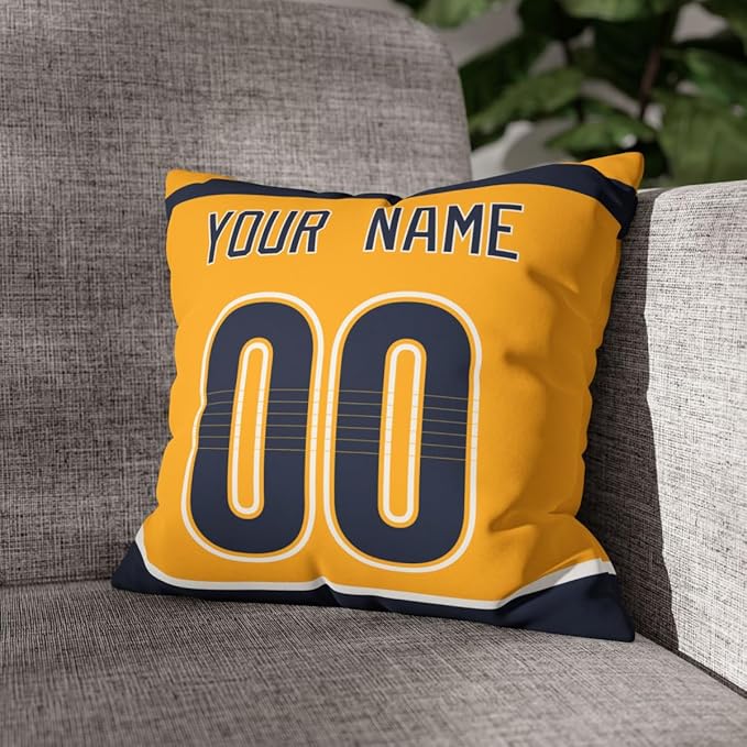 ANTKING Nashville Throw Pillow Personalized Custom Any Name and Number for Men Women Boy Gifts