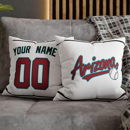 ANTKING Arizona Throw Pillow 2 Packs Custom Name and Number for Men Women Boy Personalized Gifts