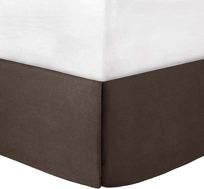 Madison Park Cozy Comforter Set Casual Blocks Design All Season, Matching Bed Skirt, Decorative Pillows, King(104"x92"), Dune Suede, Beige Brown, 7 Piece